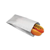 Foil Single-serve Bags, 3.5" X 8.5", Silver, 1,000-carton
