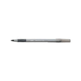 Round Stic Grip Xtra Comfort Stick Ballpoint Pen, 0.8mm, Black Ink, Gray Barrel, Dozen