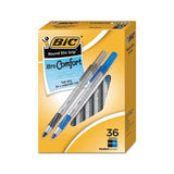 Round Stic Grip Xtra Comfort Stick Ballpoint Pen Value Pack, 1.2mm, Assorted Ink-barrel, 36-pack
