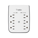 Surgeplus Usb Wall Mount Charger, 6 Outlets; 2 Usb, White