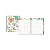 Day Designer Cyo Weekly-monthly Planner, 11 X 8.5, White-floral, 2021