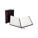 Columnar Accounting Book, Record Rule, Black Cover, 150 Pages, 8 1-8 X 10 3-8