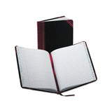Record-account Book, Record Rule, Black-red, 150 Pages, 9 5-8 X 7 5-8