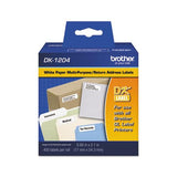 Die-cut Multipurpose Labels, 0.66" X 2.1", White, 400-roll