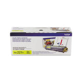 Tn221y Toner, 1400 Page-yield, Yellow