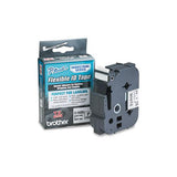Tze Flexible Tape Cartridge For P-touch Labelers, 0.94" X 26.2 Ft, Black On White