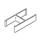 Versé Quick Connect 180° Connecting Hardware, Gray, 2-pack