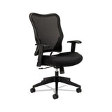 Vl702 Mesh High-back Task Chair, Supports Up To 250 Lbs., Black Seat-black Back, Black Base