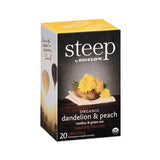Steep Tea, Dandelion & Peach, 1.18 Oz Tea Bag, 20-box