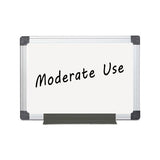 Value Melamine Dry Erase Board, 18 X 24, White, Aluminum Frame