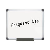 Value Lacquered Steel Magnetic Dry Erase Board, 24 X 36, White, Aluminum Frame