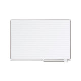 Ruled Planning Board, 48 X 36, White-silver