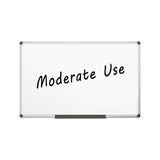 Value Melamine Dry Erase Board, 48 X 96, White, Aluminum Frame