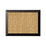 Natural Cork Bulletin Board, 24x18, Cork-black