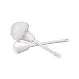 Cone Bowl Mop, 10" Handle, 2" Dia. Head, Plastic, White