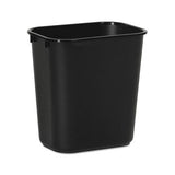 Soft-sided Wastebasket, 14 Qt, Plastic, Black