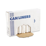 High-density Can Liners, 60 Gal, 11 Microns, 38" X 58", Natural, 200-carton