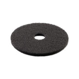 Stripping Floor Pads, 13" Diameter, Black, 5-carton