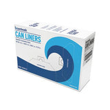 High-density Can Liners, 45 Gal, 10 Microns, 40" X 46", Natural, 250-carton