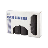 Low-density Waste Can Liners, 56 Gal, 1.1 Mil, 43" X 47", Gray, 100-carton