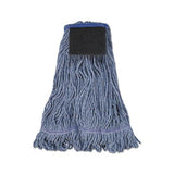 Mop Head, Loop-end, Cotton With Scrub Pad, Large, 12-carton