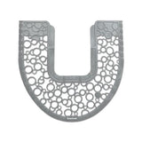 Commode Mat 2.0, Rubber, 22.88 X 22, Gray-white, 6-carton