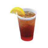 Translucent Plastic Cold Cups, 3oz, Polypropylene, 125-pack