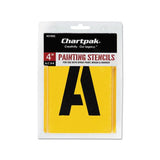Painting Stencil Set, A-z Set-0-9, Manila, 35-set