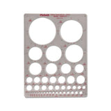 Templates, Circles, 7" X 10", Smoke