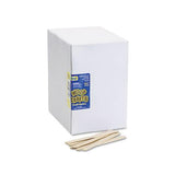 Natural Wood Craft Sticks, 4.5" X 0.38", Economy Grade Wood, Natural, 1,000-box