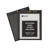 Shop Ticket Holders, Stitched, One Side Clear, 50 Sheets, 8 1-2 X 11, 25-box