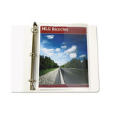 Poly Binder Pockets, 11 1-2 X 9 1-4, Clear, 5-pack