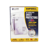 Super Heavyweight Vinyl Sheet Protectors, Clear, 2 Sheets, 11 X 8 1-2, 50-bx