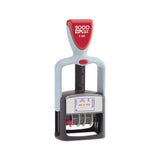 Model S 360 Two-color Message Dater, 1.75 X 1, "paid," Self-inking, Blue-red