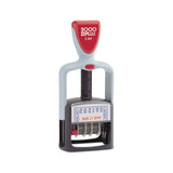 Model S 360 Two-color Message Dater, 1.75 X 1, "received", Self-inking, Blue-red