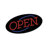 Led Open Sign, 10 1-2: X 20 1-8", Red & Blue Graphics