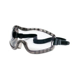Stryker Safety Goggles, Chemical Protection, Black Frame