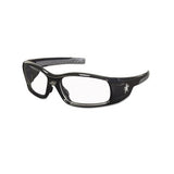 Swagger Safety Glasses, Black Frame, Clear Lens