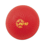 Playground Ball, 10" Diameter, Red