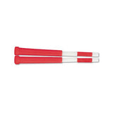 Segmented Plastic Jump Rope, 7ft, Red-white