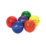 Dodge Ball Set, Rhino Skin, Assorted Colors, 6-set
