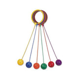 Swing Ball Set, Plastic, Assorted Colors, 6-set