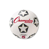 Rubber Sports Ball, For Soccer, No. 5, White-black