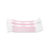 Currency Straps, Pink, $250 In Dollar Bills, 1000 Bands-pack