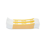 Currency Straps, Yellow, $1,000 In $10 Bills, 1000 Bands-pack