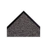 Dust-star Microfiber Wiper Mat, 48 X 72, Charcoal