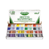 Classpack Crayons W-markers, 8 Colors, 128 Each Crayons-markers, 256-box