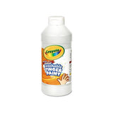 Washable Fingerpaint, White, 16 Oz
