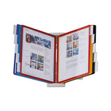 Instaview Expandable Desktop Reference System, 10 Panels, Assorted Borders