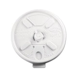 Lift N' Lock Plastic Hot Cup Lids, Fits 10oz Cups, White, 1000-carton